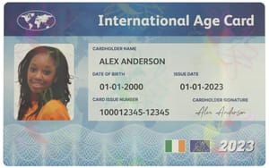 International Age Card